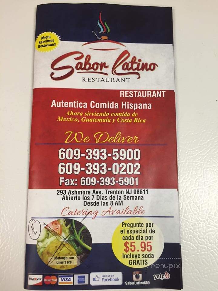 Sabor Latino Bar & Restaurant - Trenton, NJ