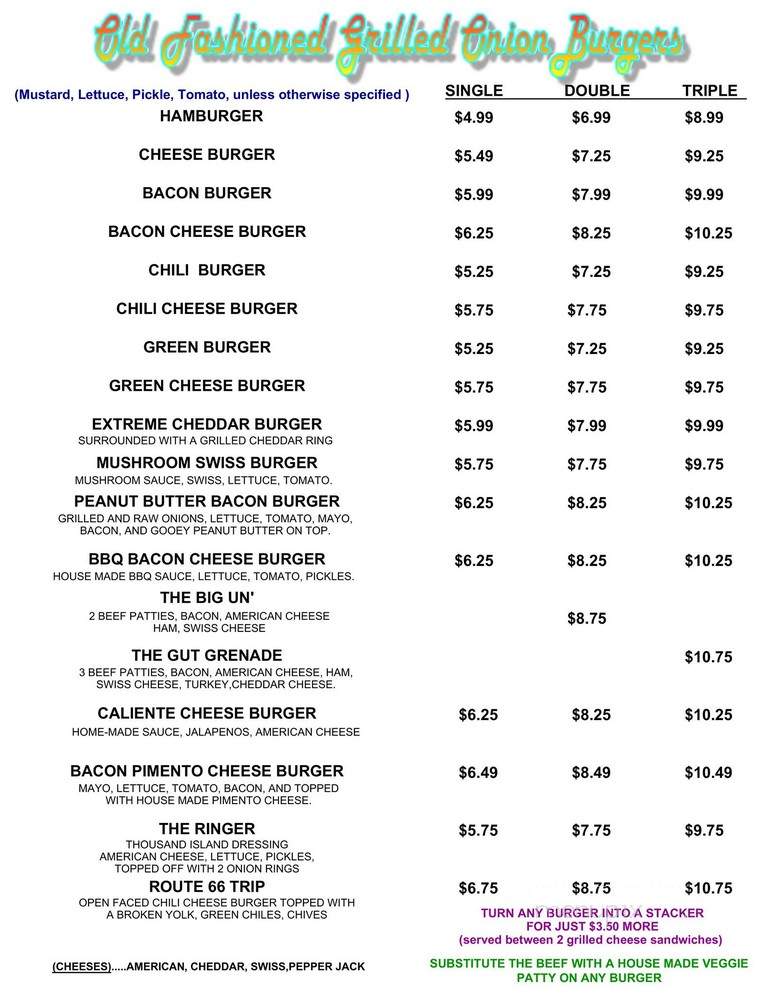 Furbbies - Amarillo, TX menu_pic