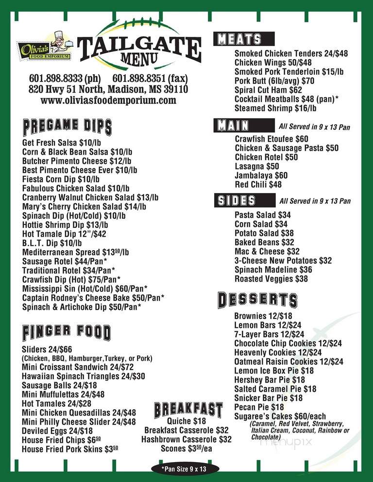 Olivia's Food Emporium - Madison, MS