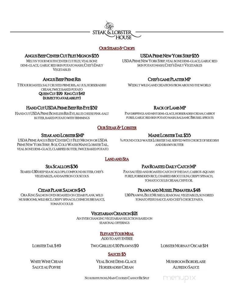 Crystal Bay Casino - Crystal Bay, NV menu_pic