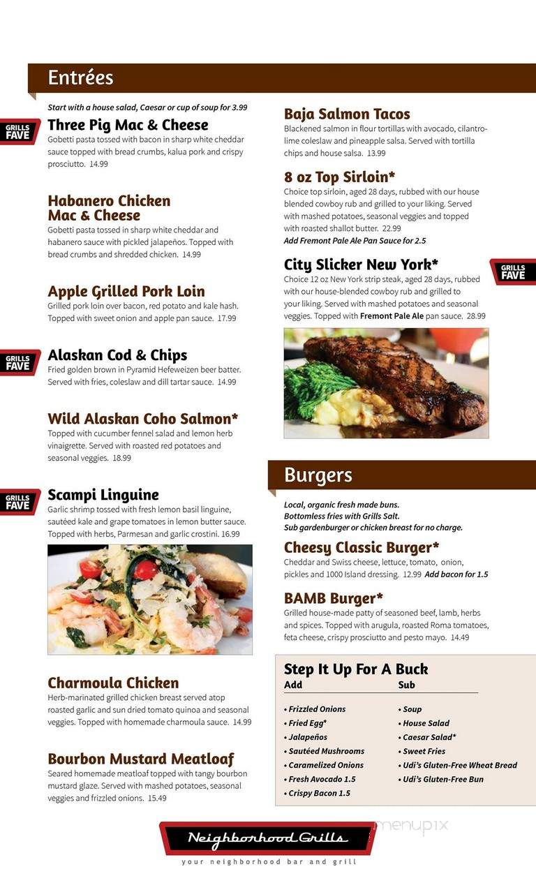 Lake Forest Bar & Grill - Lake Forest Park, WA menu_pic