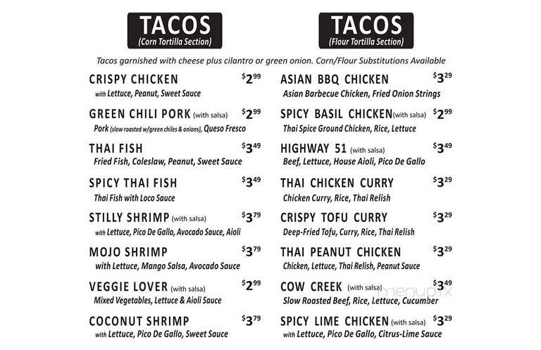 Thai Cafe - Stillwater, OK menu_pic