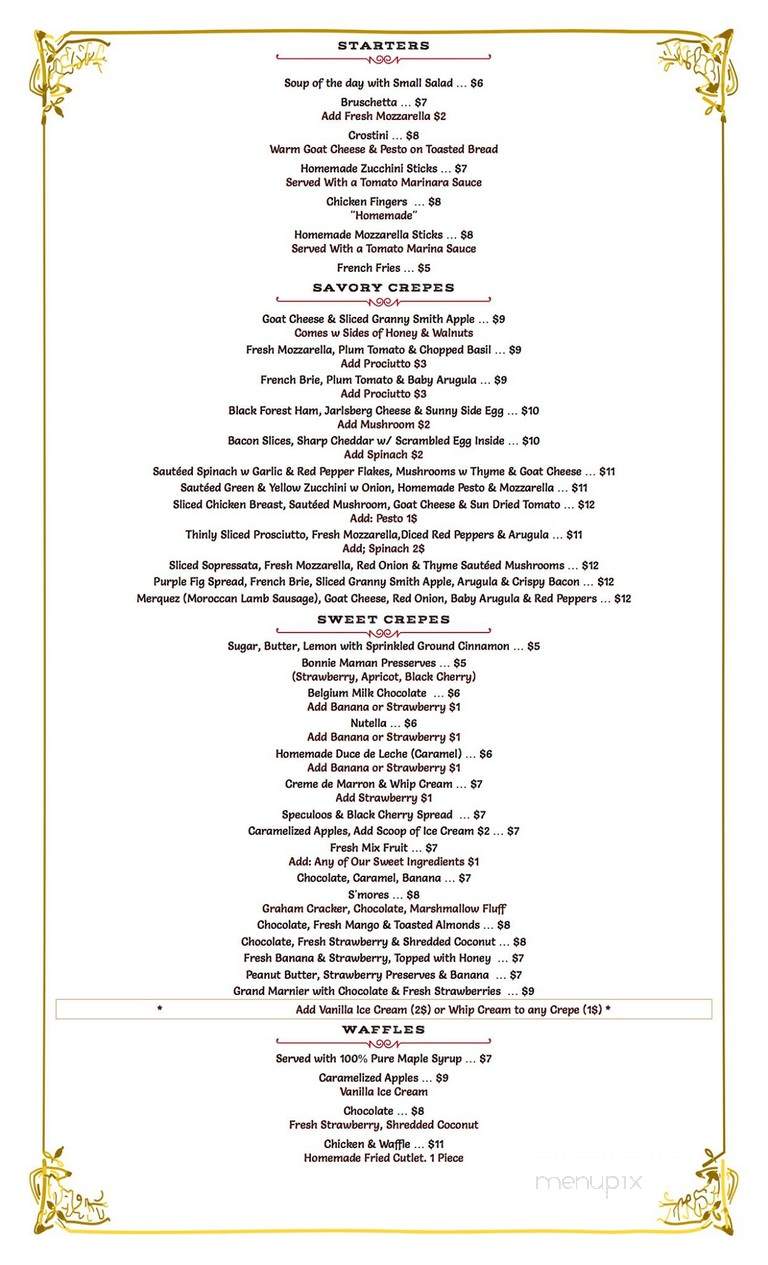 Crooked Tree - New York, NY menu_pic