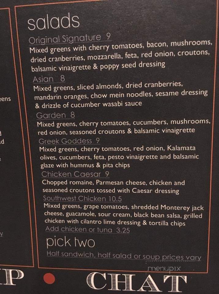 Chandler Cafe - Sylvania, OH menu_pic