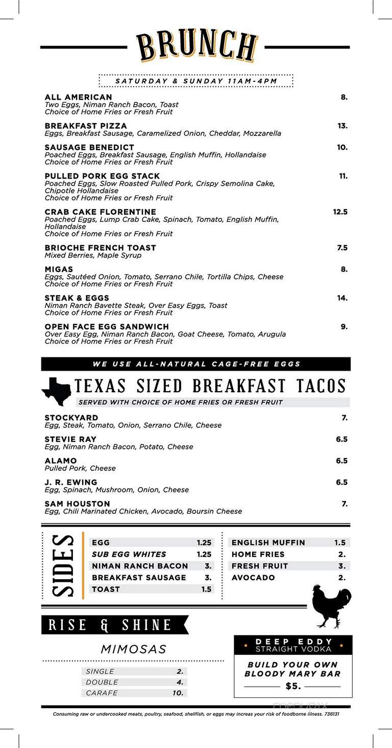 J. Black's Feel Good Lounge - Austin, TX menu_pic