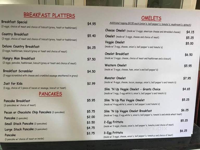 Batten's Pastry Shop - Paragould, AR menu_pic