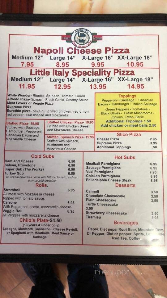 Little Italy - Glenwood, AR menu_pic