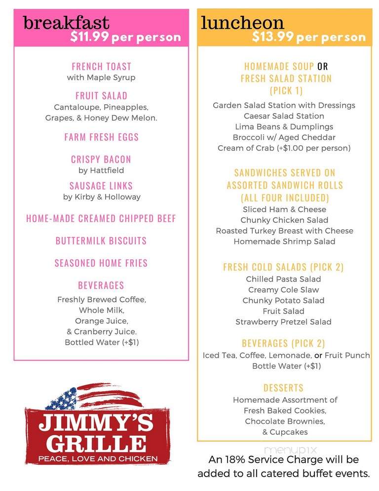 Jimmy's Grille & Catering - Bridgeville, DE