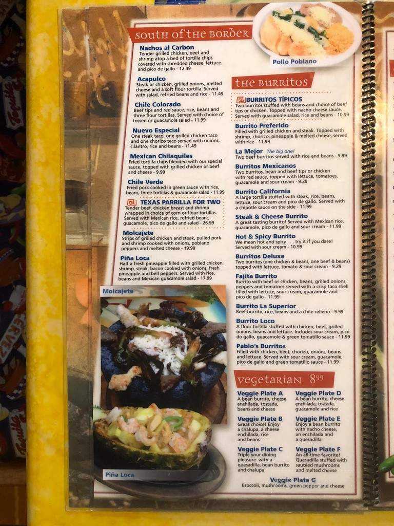 Nuevo Vallarta - Grand Blanc, MI menu_pic