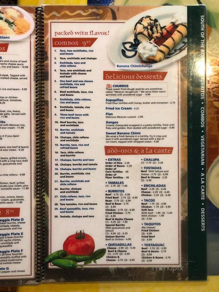 Nuevo Vallarta - Grand Blanc, MI menu_pic