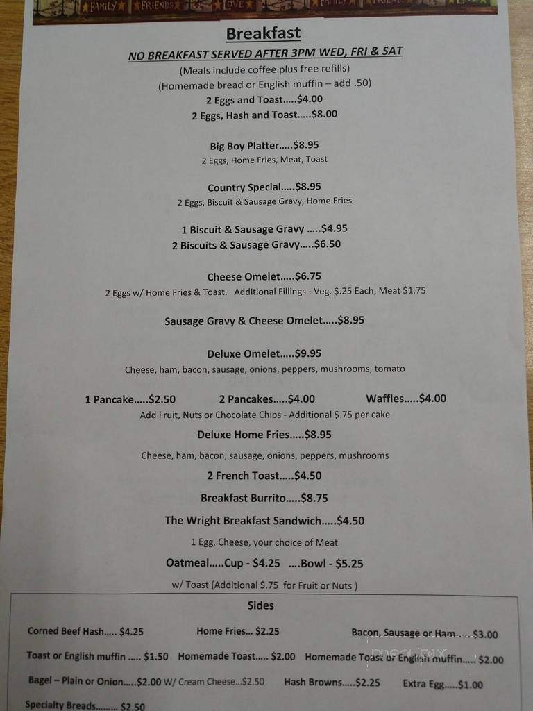 The Wright - New York, NY menu_pic