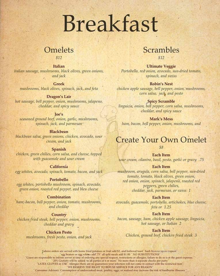 Tina's Place - El Sobrante, CA menu_pic