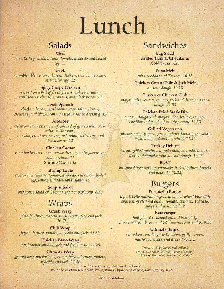 Tina's Place - El Sobrante, CA menu_pic