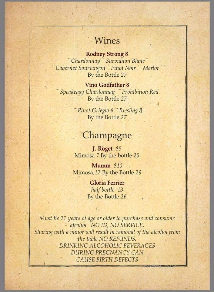 Tina's Place - El Sobrante, CA menu_pic