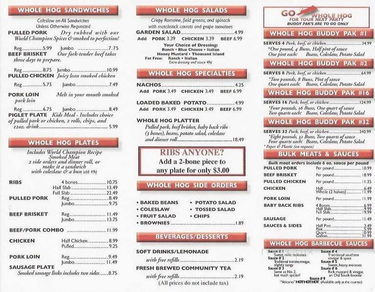 Whole Foods Natural Market - Little Rock, AR menu_pic