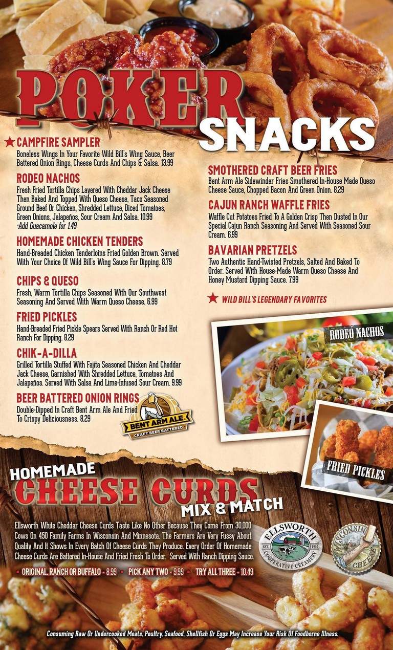 Wild Bill's Sports Saloon - Apple Valley, MN menu_pic