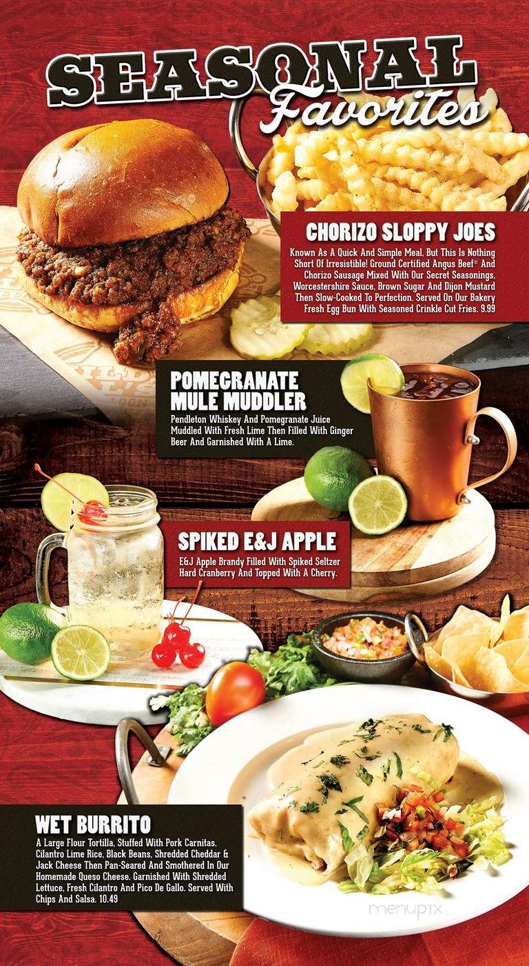 Wild Bill's Sports Saloon - Apple Valley, MN menu_pic