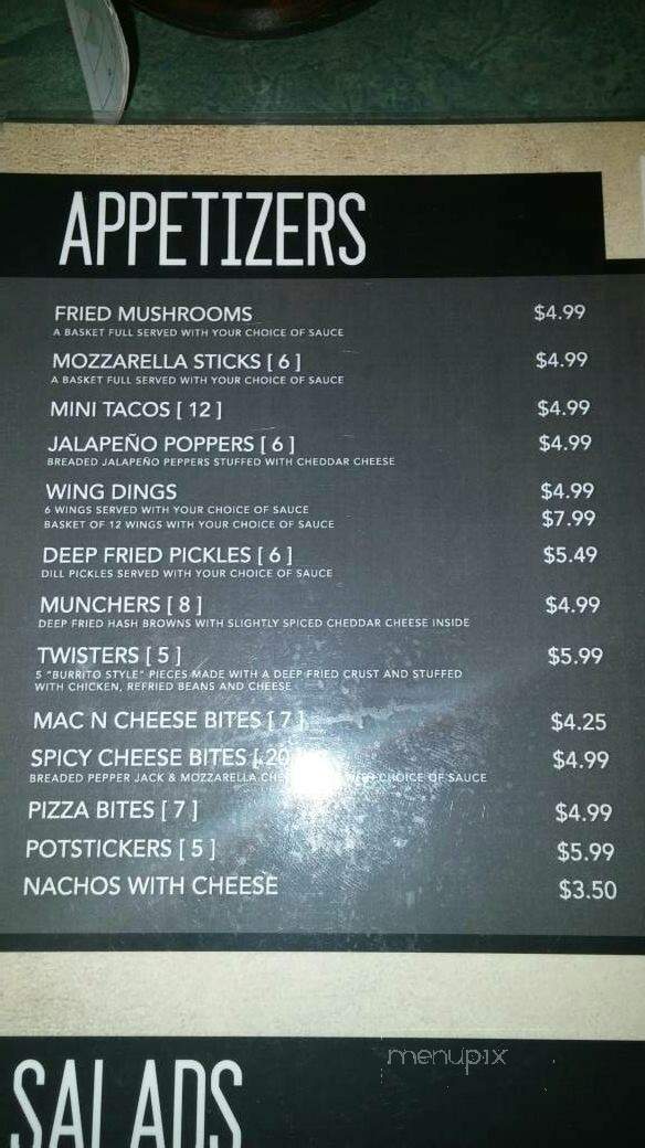 J.W.McNasty's saloon - New Boston, MI menu_pic