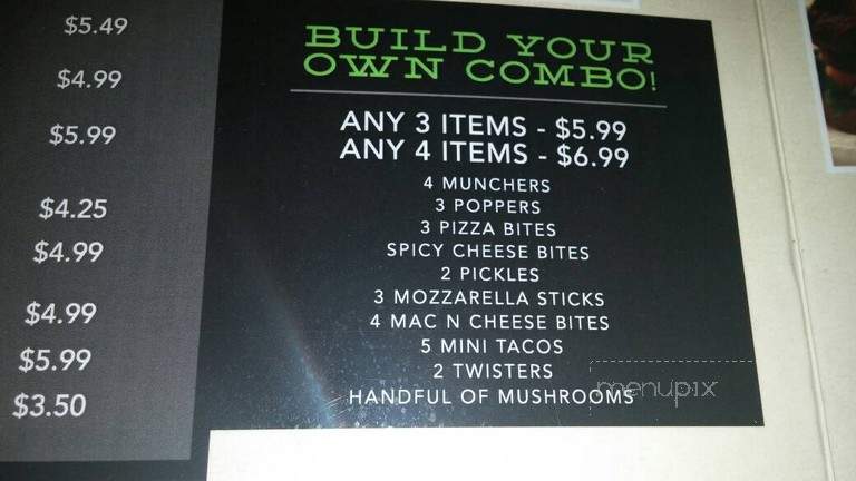 J.W.McNasty's saloon - New Boston, MI menu_pic