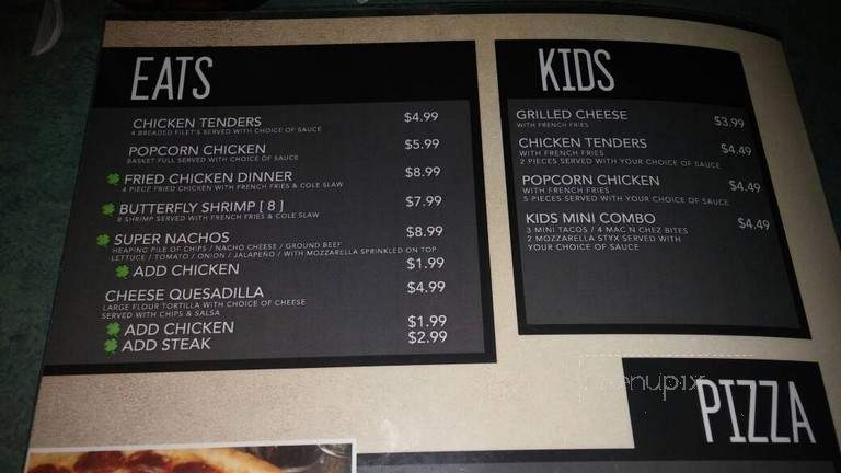 J.W.McNasty's saloon - New Boston, MI menu_pic