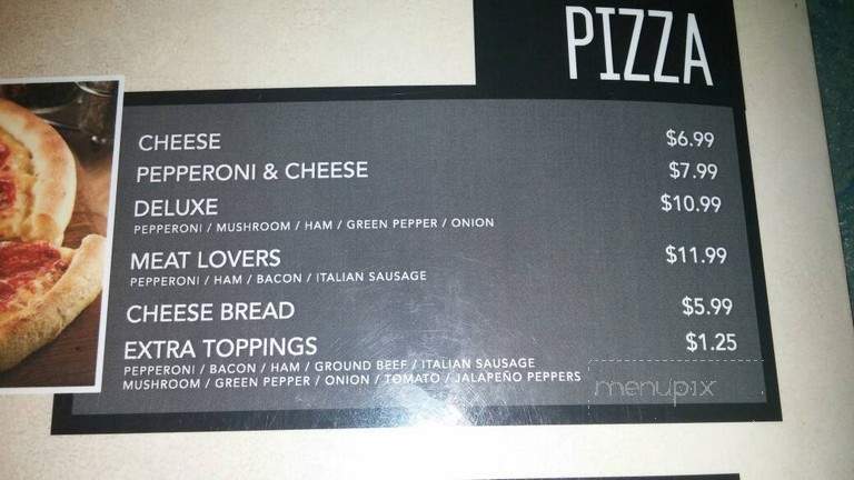 J.W.McNasty's saloon - New Boston, MI menu_pic