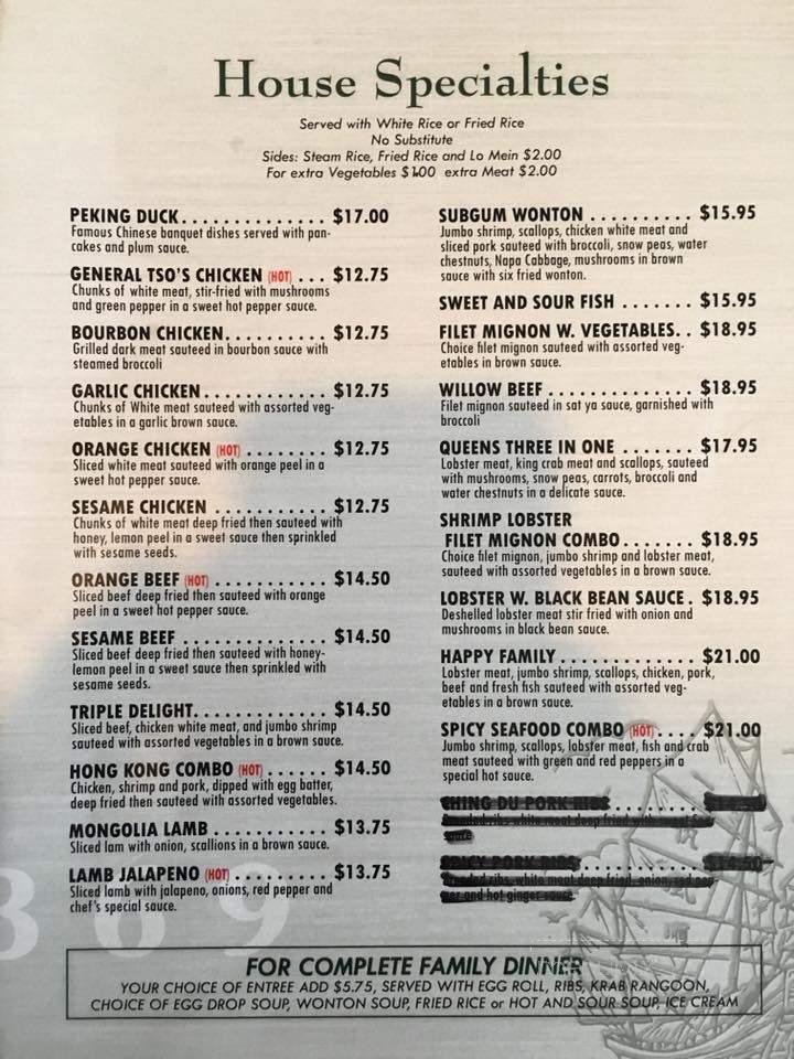3-6-9 Chinese Restaurant - Winter Springs, FL menu_pic