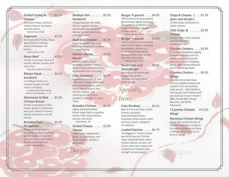 The Pita Place - Olney, IL menu_pic
