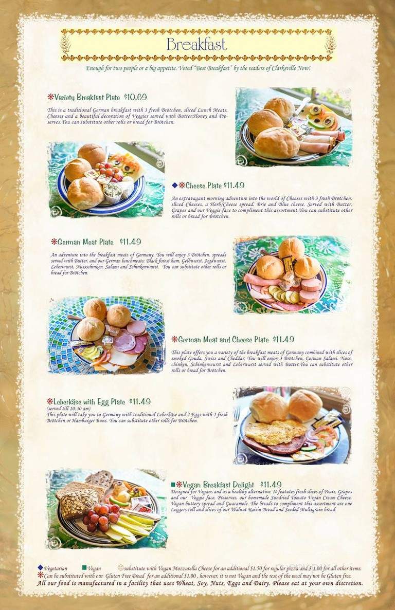 Silkes Old World Breads - Clarksville, TN menu_pic