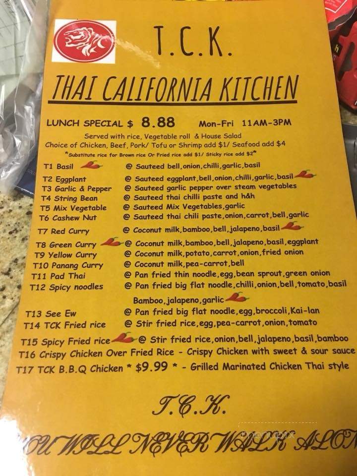 Thai California Kitchen - Anaheim, CA