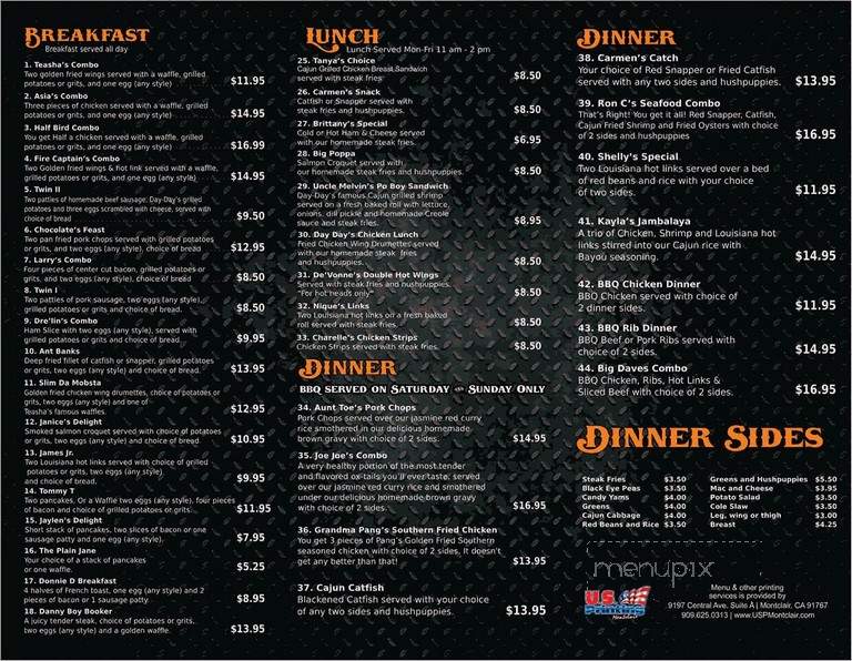 R & J Bakery - Pomona, CA menu_pic
