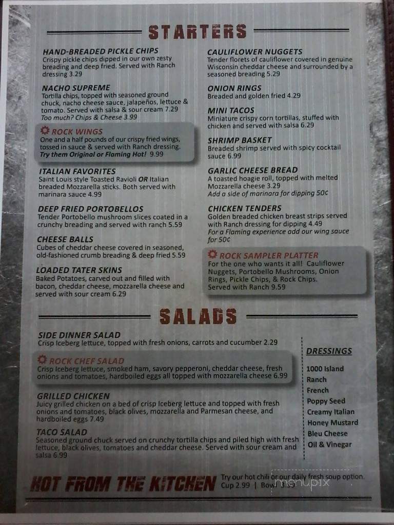 Rockfair Tavern - Cuba, MO menu_pic