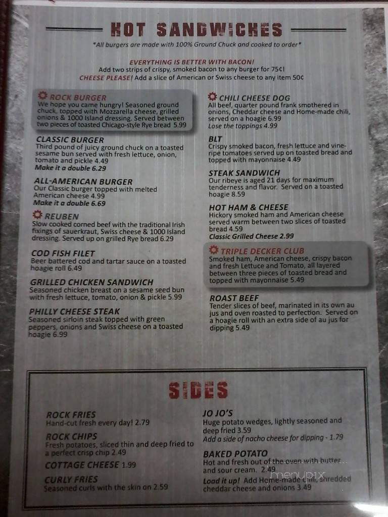 Rockfair Tavern - Cuba, MO menu_pic