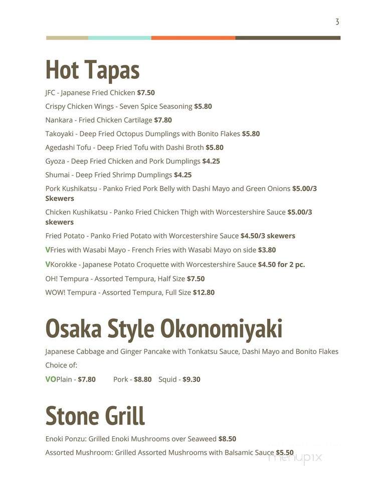 Issian - Seattle, WA menu_pic