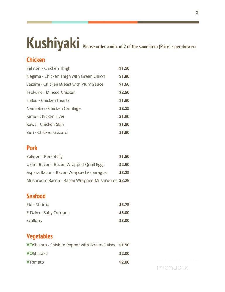 Issian - Seattle, WA menu_pic