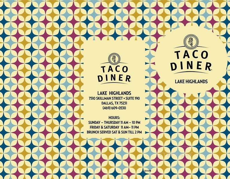 Taco Diner - Dallas, TX