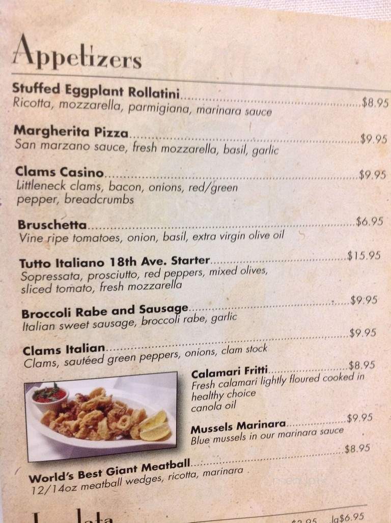 Tutto Italiano - Stuart, FL menu_pic