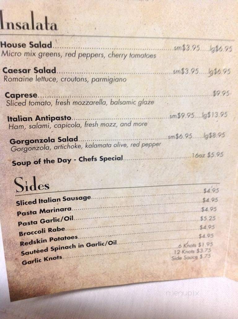 Tutto Italiano - Stuart, FL menu_pic