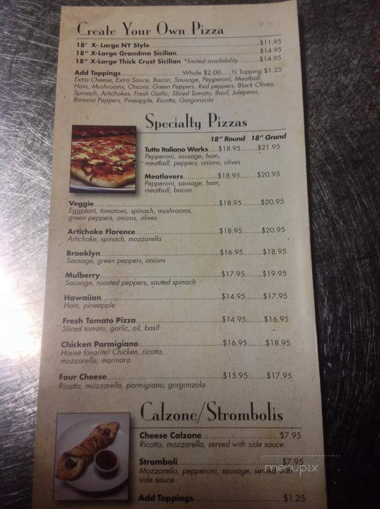 Tutto Italiano - Stuart, FL menu_pic