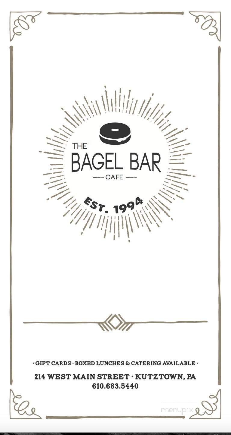 The Bagel Bar Cafe - Kutztown, PA