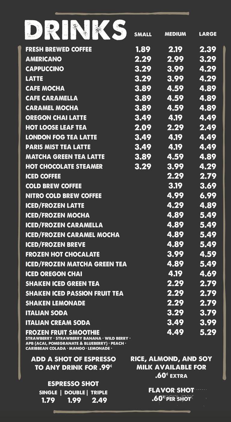 The Bagel Bar Cafe - Kutztown, PA menu_pic