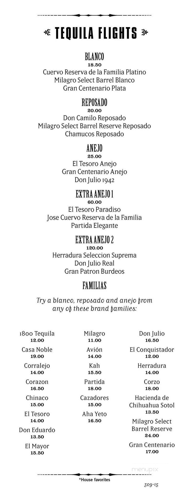 Matador - Redmond, WA menu_pic
