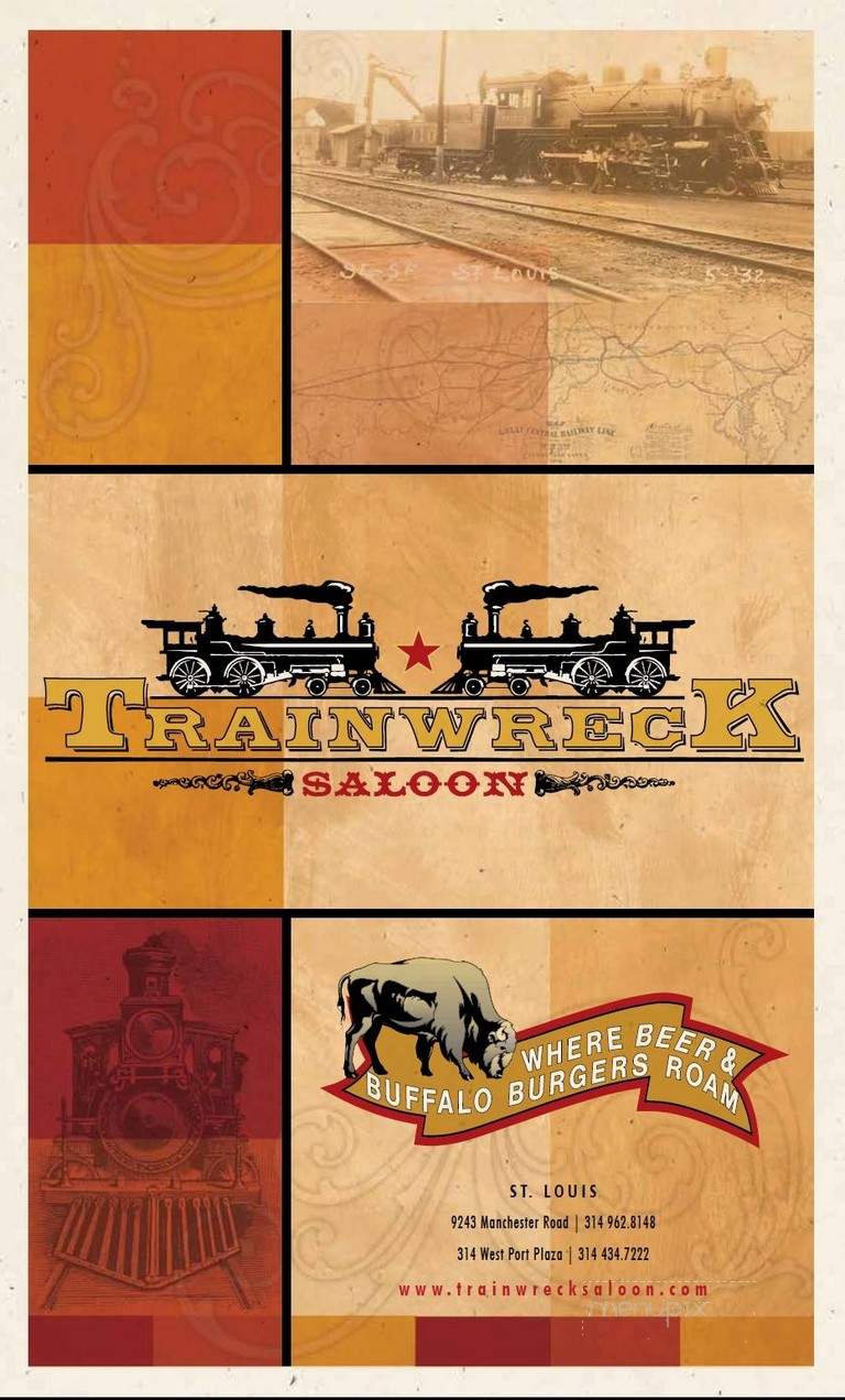 Trainwreck Saloon - Rock Hill - Rock Hill, MO menu_pic