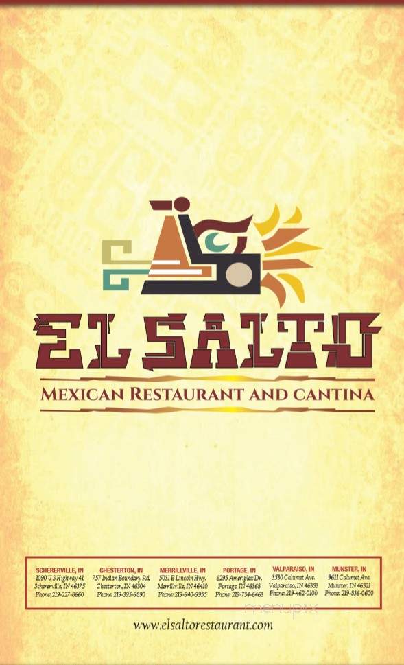El Salto Mexican Restaurant - Munster, IN menu_pic