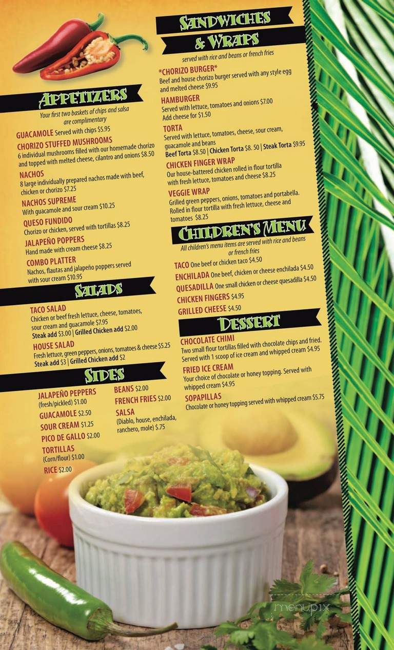 Casa Santiago - Yorkville, IL menu_pic