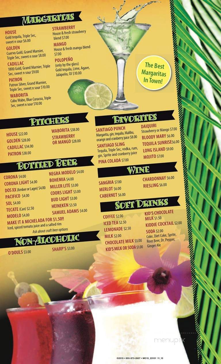 Casa Santiago - Yorkville, IL menu_pic