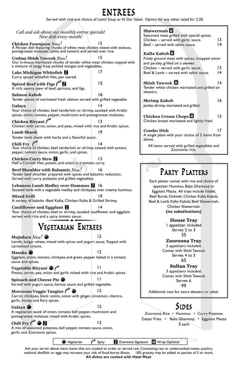 Zooroona Restaurant and Lounge - Kalamazoo, MI