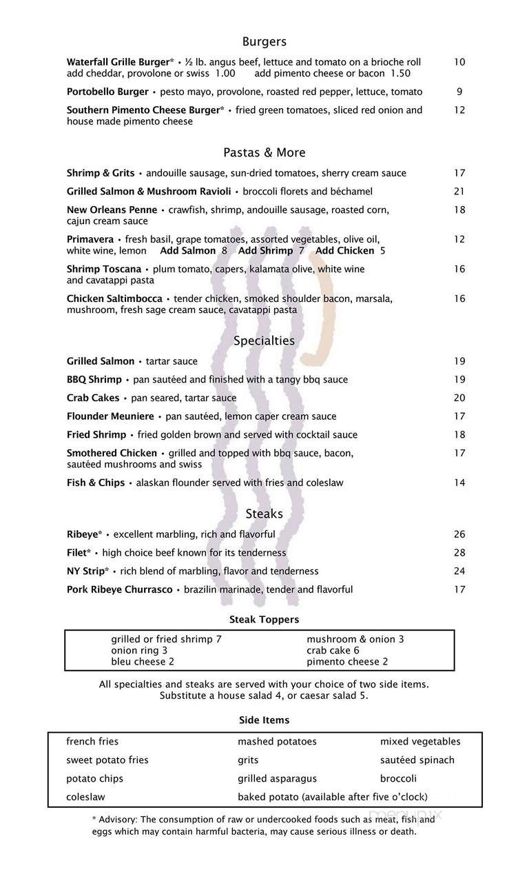 Cateechee Banquet Service - Hartwell, GA menu_pic