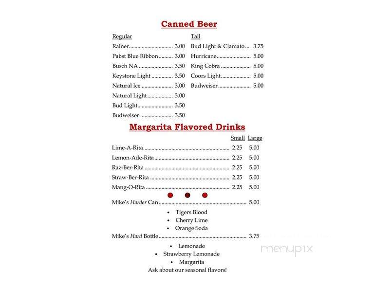 Library Tavern - Pasco, WA menu_pic