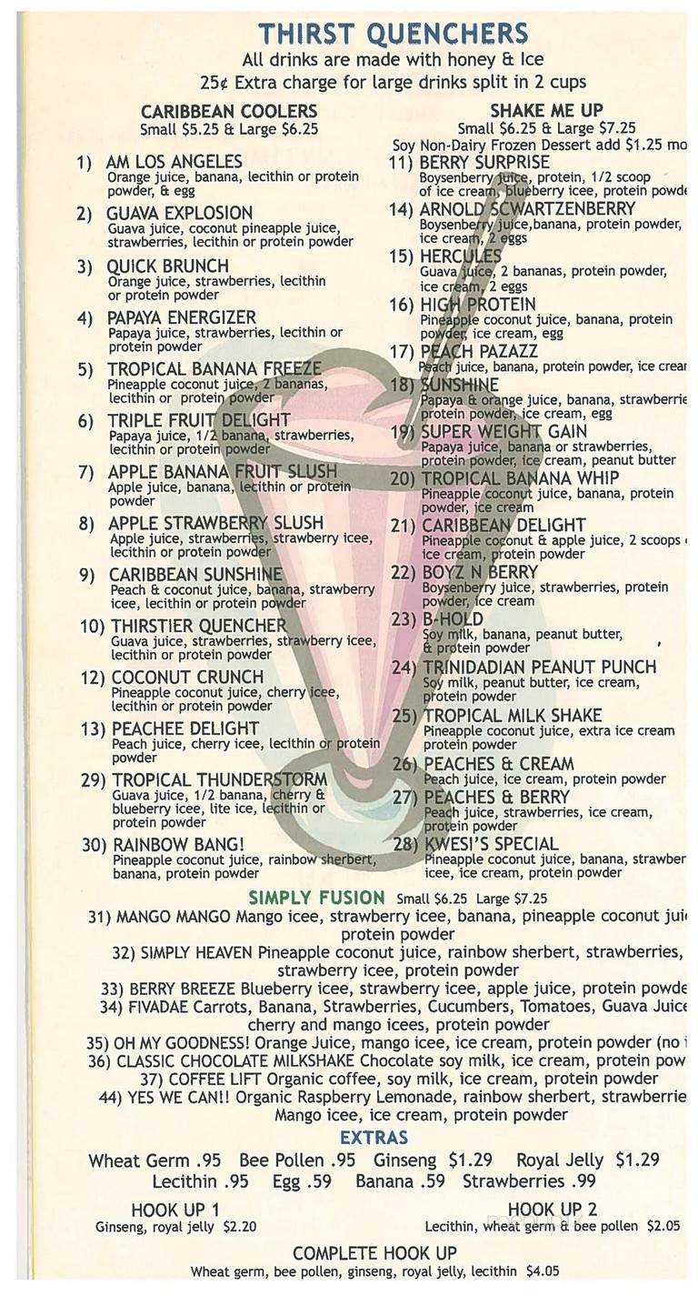 Simply Wholesome - Los Angeles, CA menu_pic
