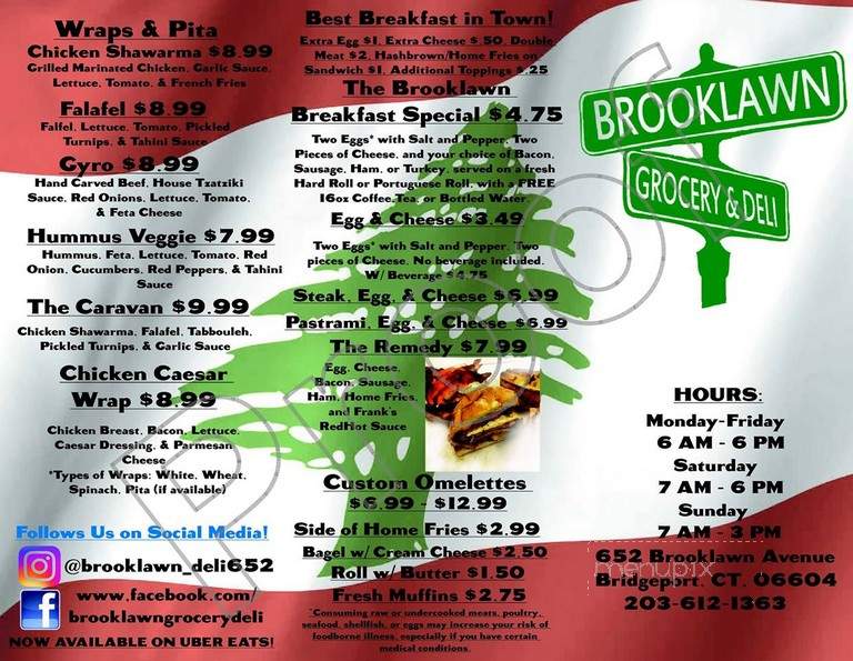 Leno's Pizza - Fairfield, CT menu_pic